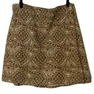 Ripskirt Hawaii Women’s Large Olive Brown Tan Casual Hook & Loop Mini Skirt
